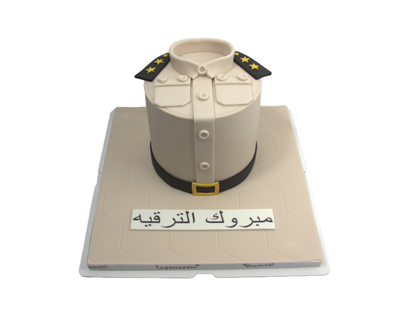 Uniform Design Cake l  كيكه علي شكل زي
