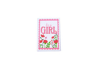 It's A Girl Greeting Card I (English) - بطاقه تهنئة مولودة جديدة