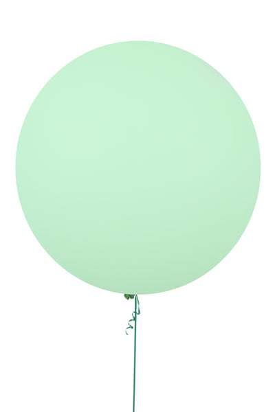 36" Macaron Mint Green Latex Balloon  بالون ٣٦ بوصه - اللون اخضر فاتح