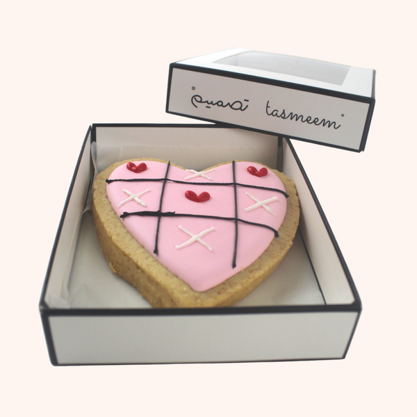 Heart Shape Cookie in a box III -كوكيز على شكل قلب في علبه