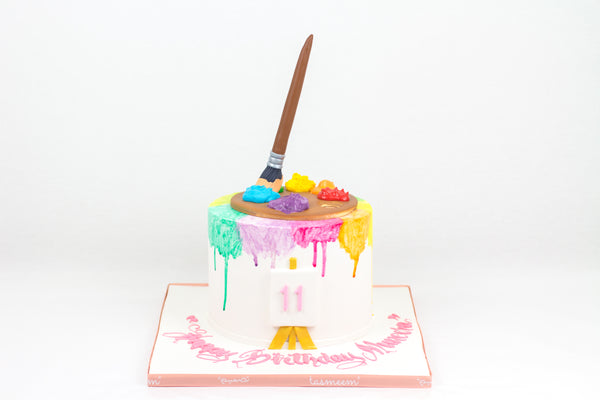 Paint Palette Cake - كيكة يوم ميلاد
