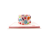 Happy Birthday Retro Cake -كعكة عيد ميلاد سعيد ريترو