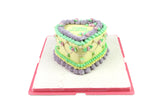 Heart Shaped Birthday Cake -كعكة عيد ميلاد على شكل قلب