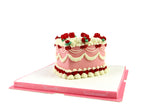 Pink Heart Birthday Cake - كعكة عيد ميلاد القلب الوردي