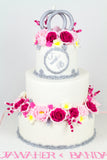 Three Tiered Wedding Cake - كيكة من ٣ طوابق