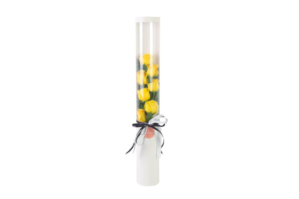 Cylinder Flower Bouquet IV- تنسيق ورد في اسطوانة ورقية IV