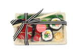 A Box of Sushi Shaped Hard Candy -علبه تحتوي على حلويات على شكل سوشي