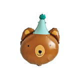 Bear Face Shaped Foil Balloon -بالون فويل على شكل وجه دب