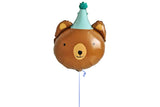 Bear Face Shaped Foil Balloon -بالون فويل على شكل وجه دب