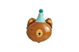 Bear Face Shaped Foil Balloon -بالون فويل على شكل وجه دب