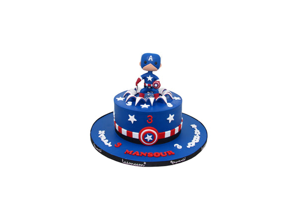 Captain Hero Birthday Cake  كيكة يوم ميلاد