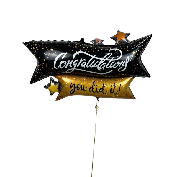 Congratulations, You Did It Foil Balloon بالون فويل مبروك للتخرج