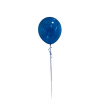 Latex Balloon Gemstone Blue بالون لاتكس أزرق