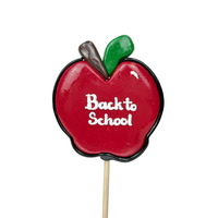 Back-to-School Lollipop - Apple مصاصة العودة إلى المدرسة - تفاحة