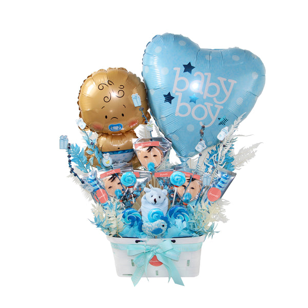 It’s a Boy Gift Basket - سلة هديه مولود جديد ولد