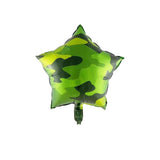 Camouflage Star Shaped Foil Balloon - بالون فويل على شكل نجمة بنقشة