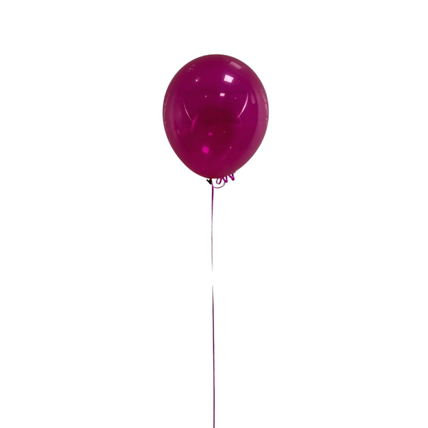 Latex Balloon Gemstone Burgundy بالون لاتكس عنابي