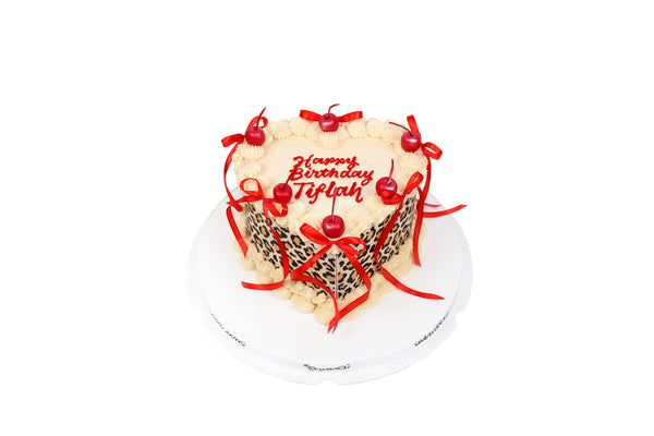 Leopard Print Birthday Cake - كيكة يوم ميلاد