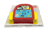 Backpack Design Cake كيكة على شكل حقيبه مدرسيه