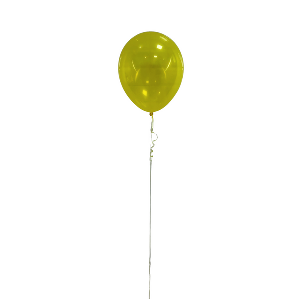 Latex Balloon Gemstone Yellow Green بالون لاتكس أصفر