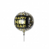 Happy New Year Foil Balloon III -  بالونه راس السنه ثلاثية الابعاد