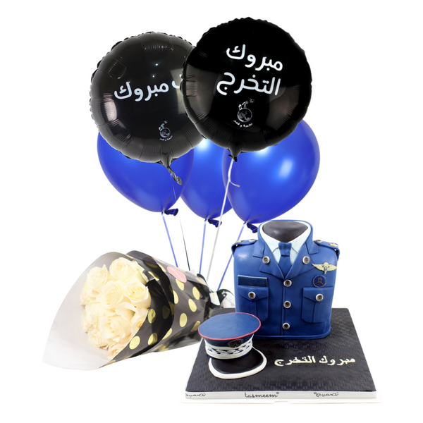 Combo - Uniform Design Cake V  مجموعه مبروك التخرج