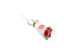 Red Rose Lollipop Single Bouquet - باقه من مصاصه حمراء علي شكل ورده ( فرديه)