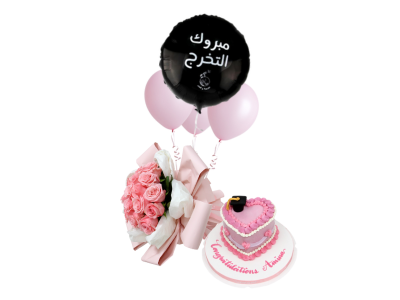 Combo - Vintage Congratulations Cake مجموعه التهنئة
