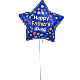 Happy Father's Day Star Shaped Foil Balloon  بالون فويل على شكل نجمة عيد الأب السعيد