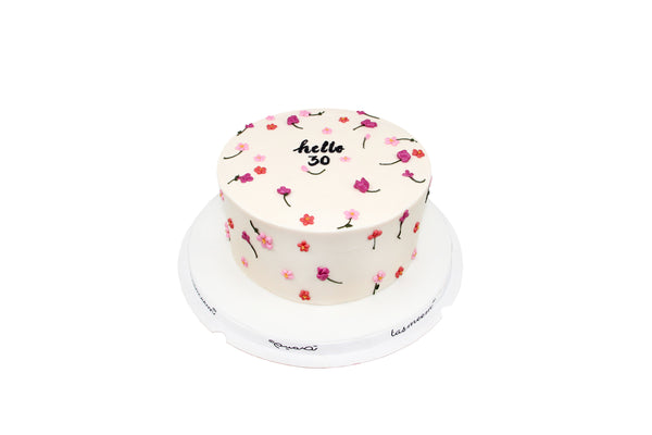 Little Blossom Birthday Cake كيكة يوم ميلاد