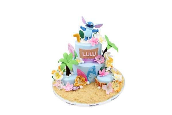 Beach Character Birthday Cake  كيكة يوم ميلاد