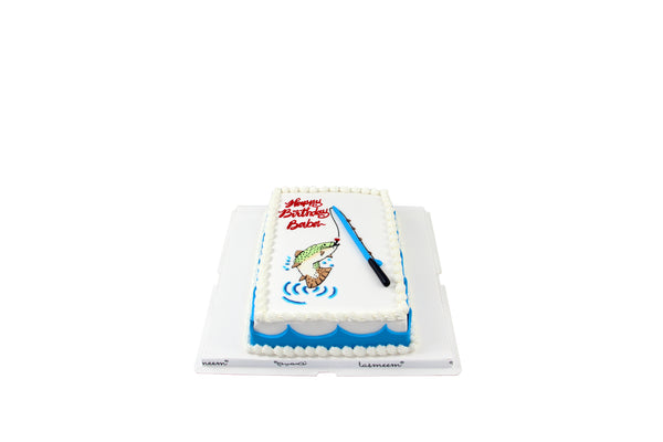 Fishing Birthday Cake - كيكة يوم ميلاد