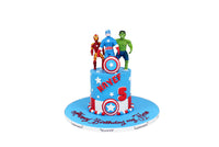 Superhero's Birthday Cake  كيكة يوم ميلاد