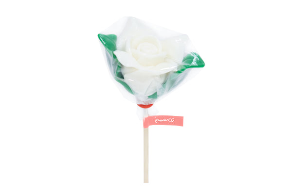 White Rose Lollipop - مصاصه ورده بيضاء
