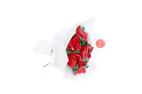 Red Roses Lollipop Bouquet - باقه مصاصات علي شكل ورد احمر