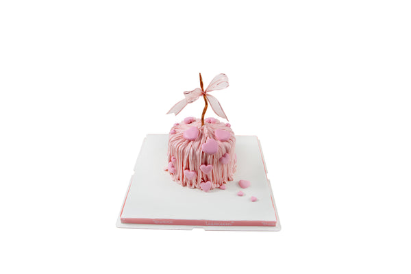 Pink Drip Birthday Cake - كيكة يوم ميلاد