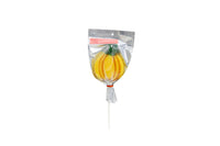 Yellow Pumpkin Lollipop - مصاصه صفراء علي شكل يقطين
