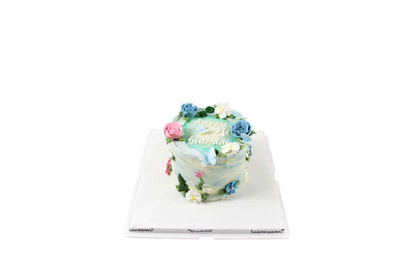 Fairyland Floral Birthday Cake - كيكة يوم ميلاد