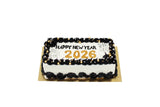 Happy New Year 2026 Rectangle Cake - كيكه مستطيله لراس السنه