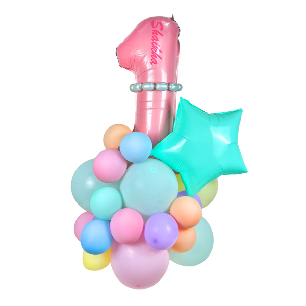 Princess Balloon Arrangement تنسيق بالونات