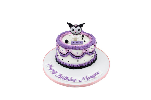 Purple Birthday Cake  كيكة يوم ميلاد