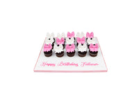 Bow Design Cupcake on the Board - كب كيك بتصميم خاص