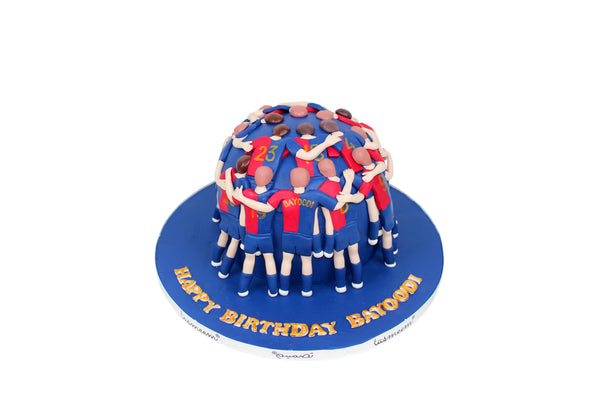 Sports Team Unity Birthday Cake - كيكة يوم ميلاد