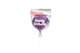 Happy Birthday Lollipop (Purple) - مصاصه عيد ميلاد ( بنفسجيه)