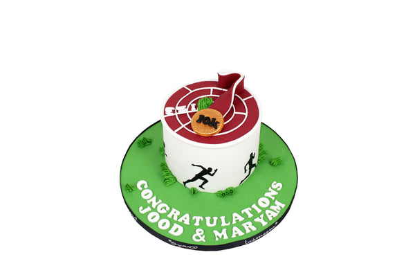 Marathon Congratulations Cake تباريك