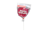 Happy Birthday Lollipop (Red) - مصاصه عيد ميلاد ( حمراء)