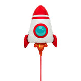 Space Rocket Shaped Foil Balloon بالون فويل على شكل صاروخ فضائي