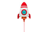 Space Rocket Shaped Foil Balloon بالون فويل على شكل صاروخ فضائي