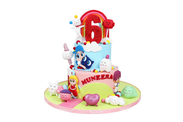 Rainbow Kingdom Birthday Cake - كيكة يوم ميلاد