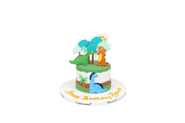 Dino Birthday Cake كيكة يوم ميلاد